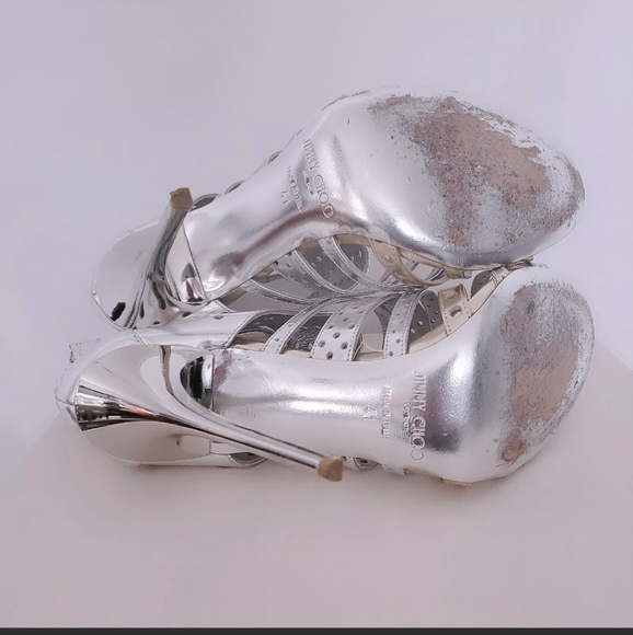 Jimmy CHOO Malika Sandals sz 41 - Picture 3 of 6